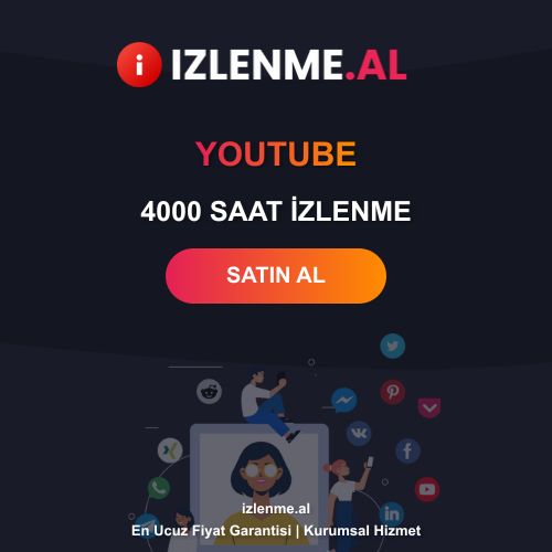 Youtube 4000 Saat Izlenme Satın Al